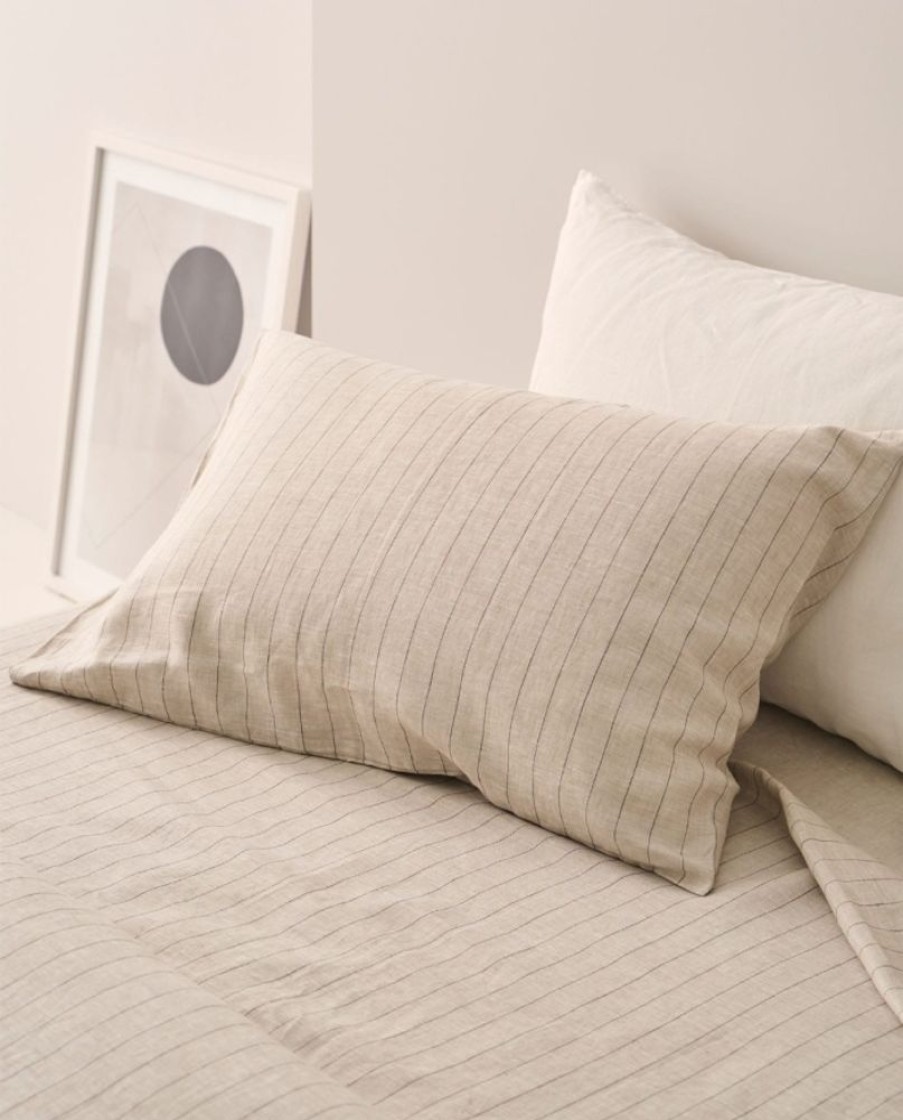 BASSOLS Funda De Almohada Mill Beige Wholesale