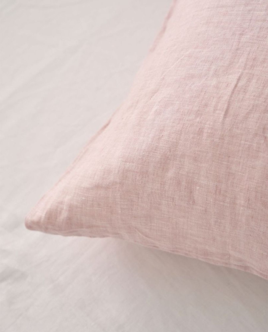 BASSOLS Funda De Almohada Linen Rosa Best