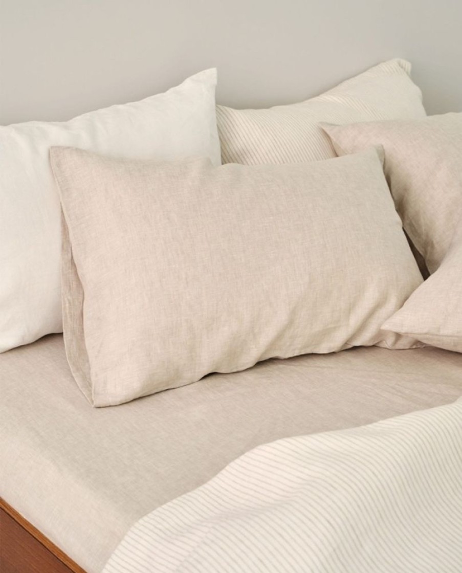 BASSOLS Funda De Almohada Linen Beige Best