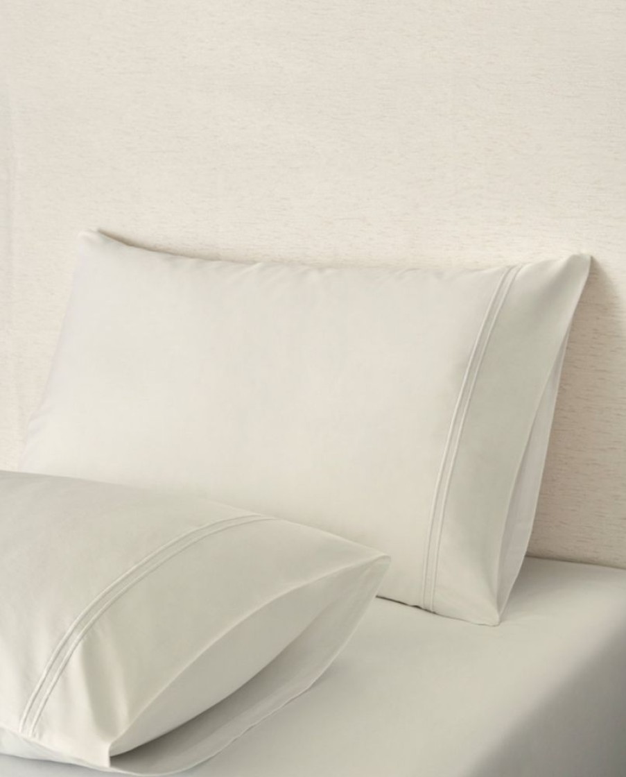 BASSOLS Fundas De Almohada Chamonix Blanco New