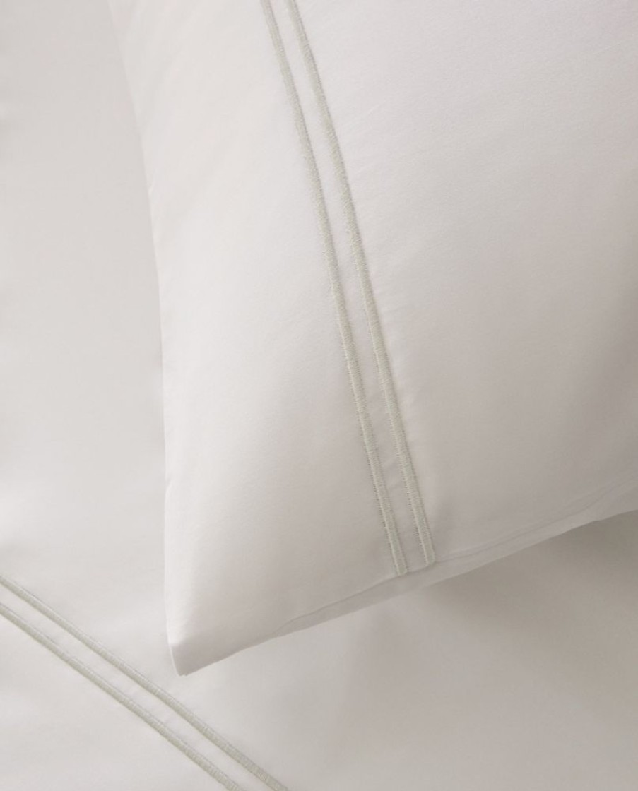 BASSOLS Fundas De Almohada Chamonix Blanco New