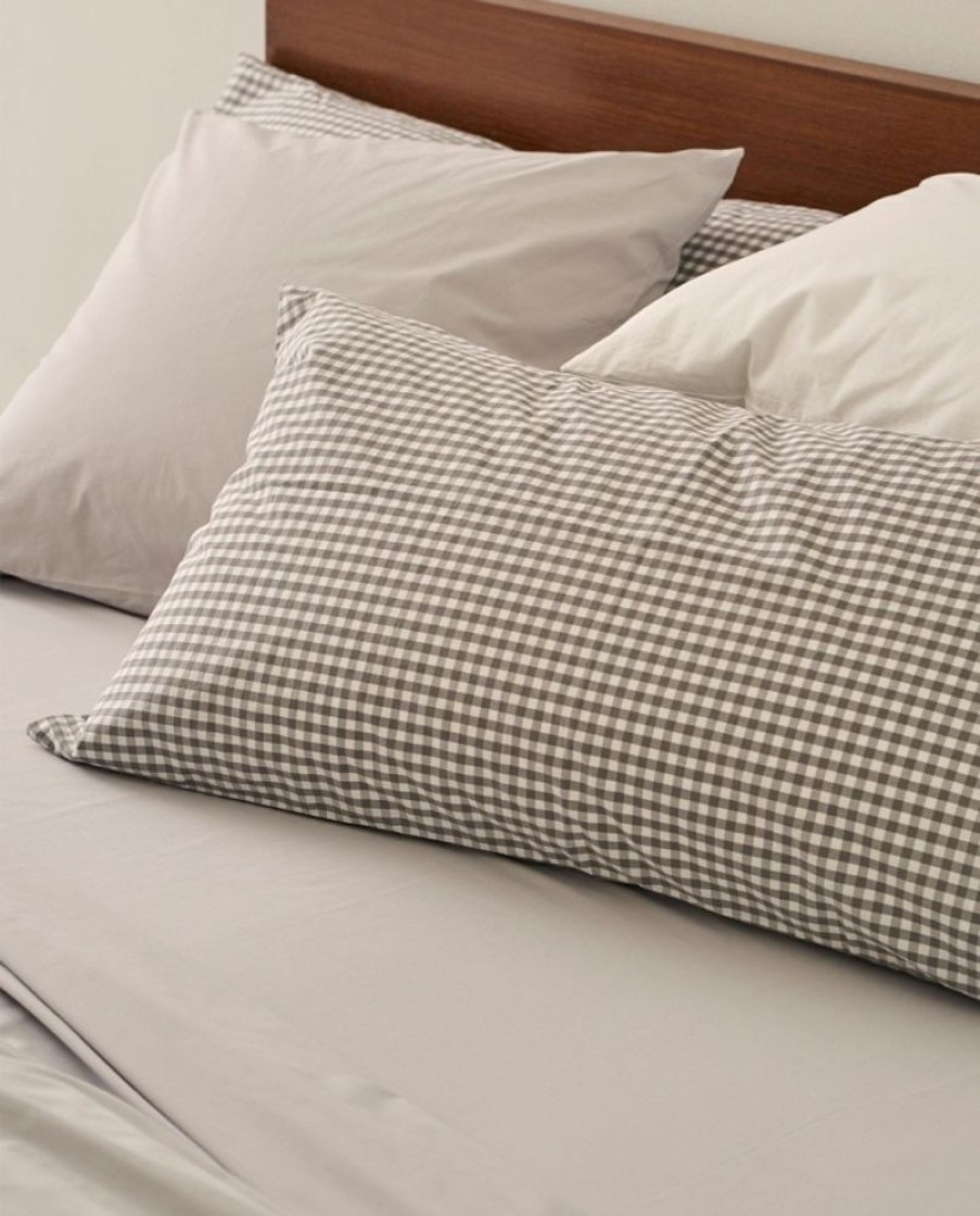 BASSOLS Funda De Almohada Aran Gris New