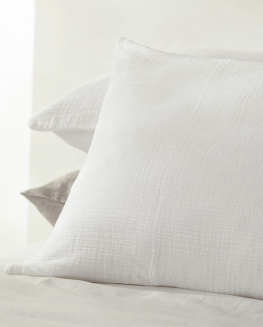 BASSOLS Fundas De Almohada De Gasa Gauze Blanco Online