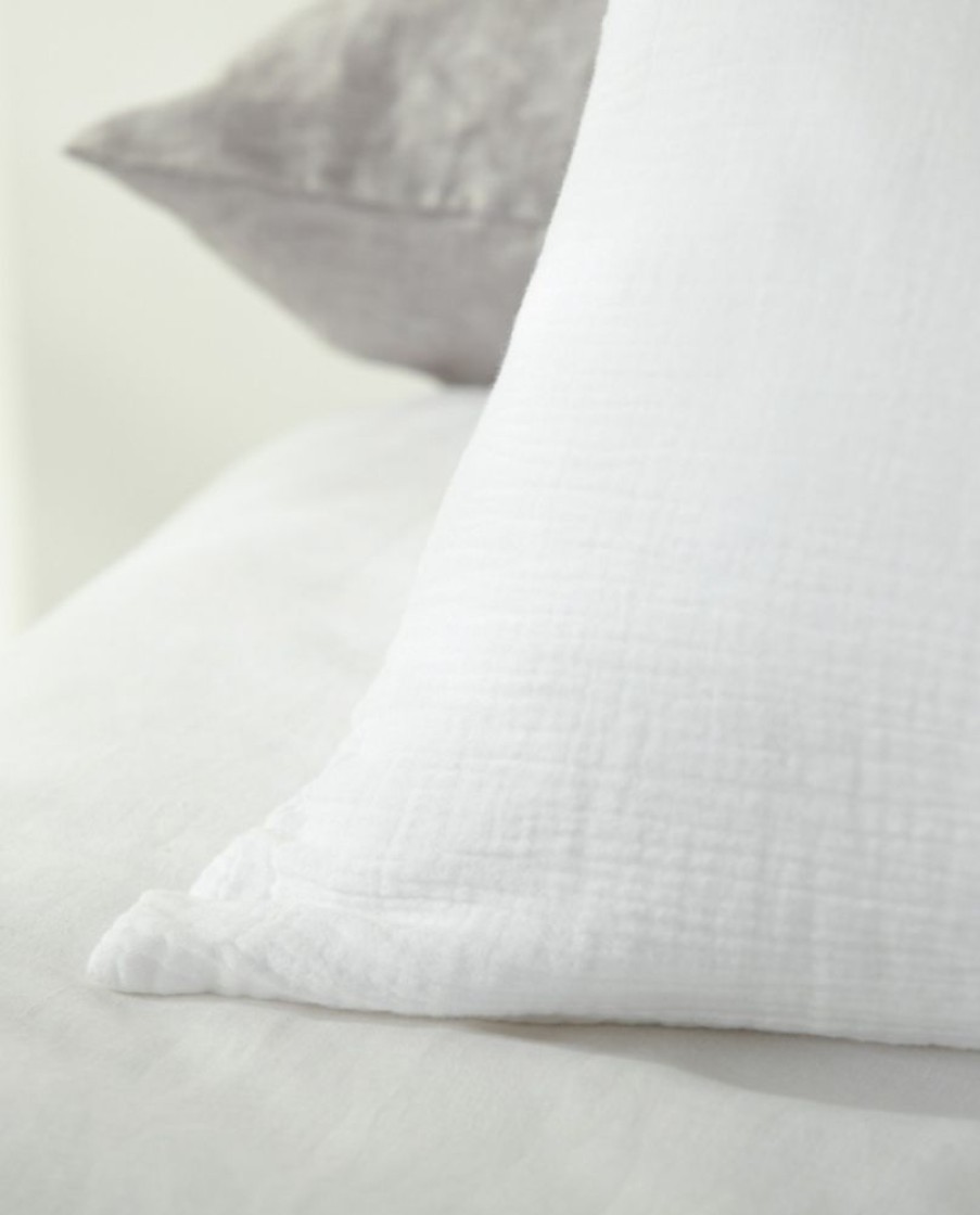 BASSOLS Fundas De Almohada De Gasa Gauze Blanco Online